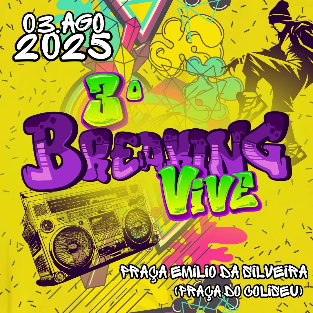 Coletivo Pérola Negra confirma data da 3ª edição do "Breaking Vive"