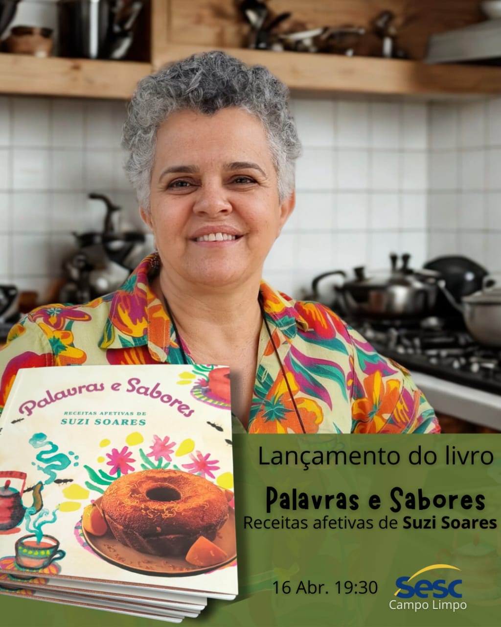 Comida que abraça: Suzi Soares lança livro “Palavras e Sabores” com receitas afetivas