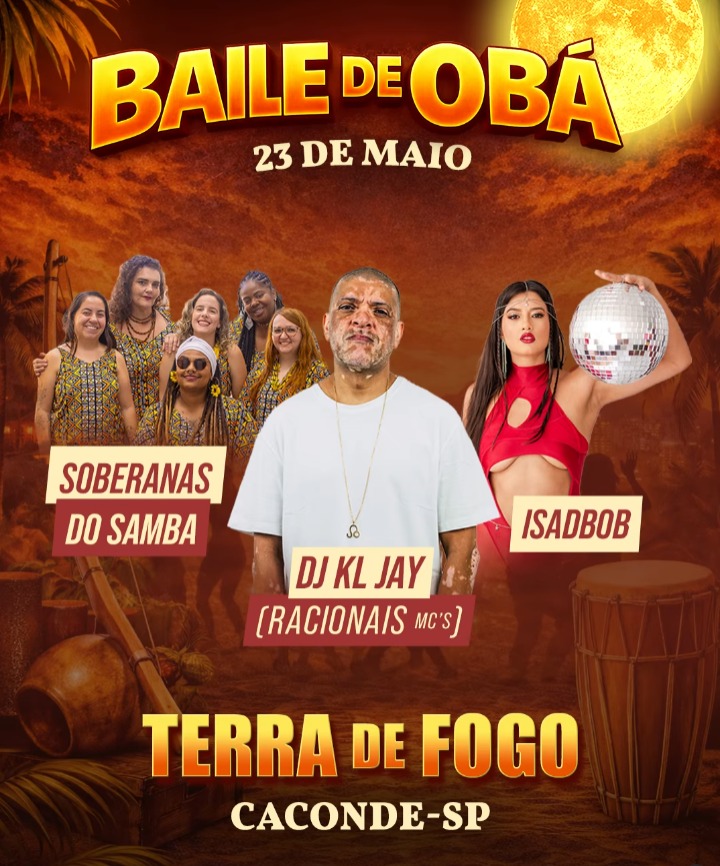 DJ KL Jay é atração confirmada no Baile de Obá em Caconde