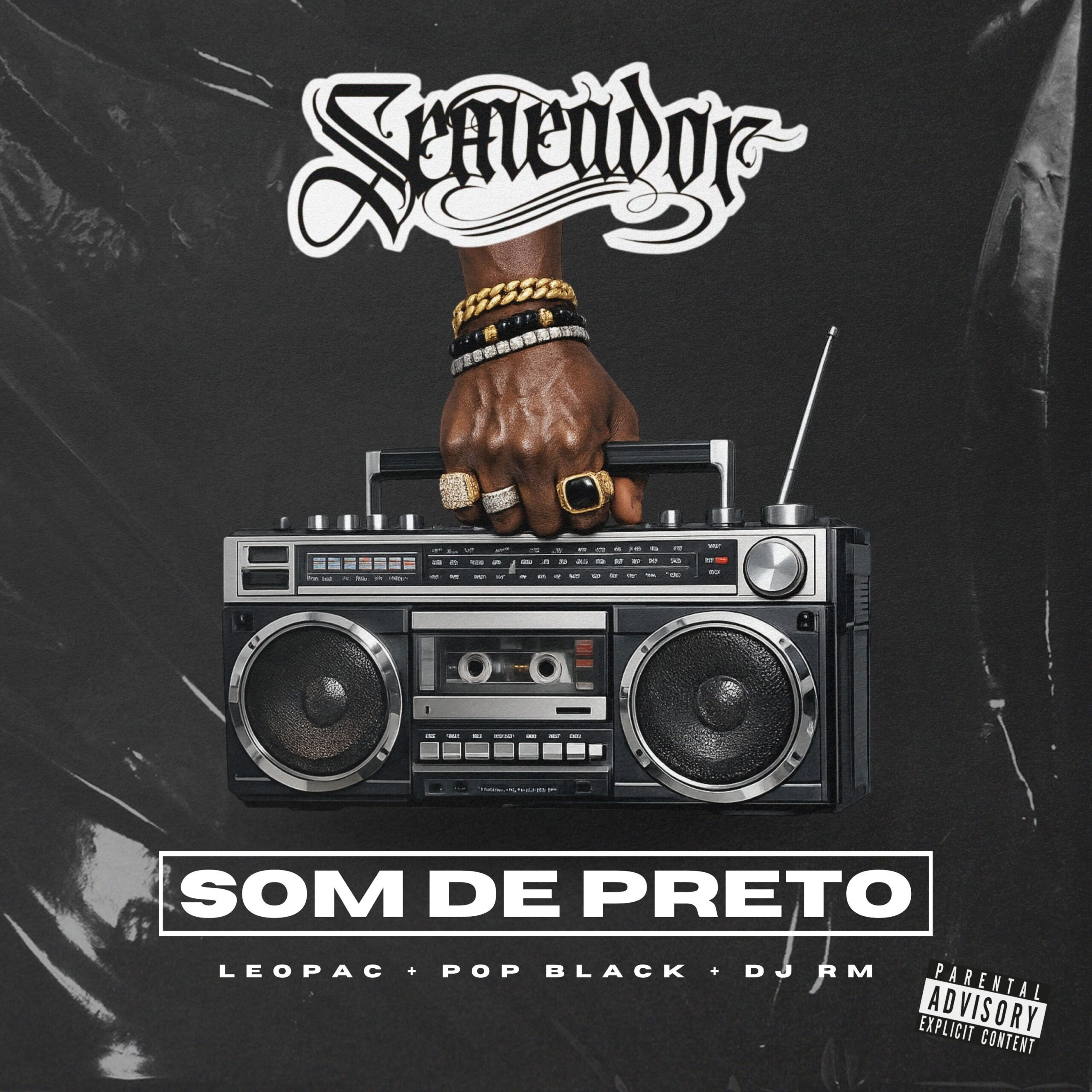 Semeador convoca Leopac e Pop Black para resgatar a essência do rap combativo em “Som de Preto”