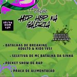 1ª edição do ‘Hip Hop na Galeria’ movimenta Guaranésia com batalhas de breaking, rap e literatura