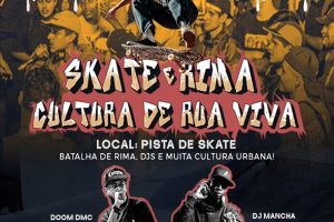 Skate, rima e solidariedade no evento “Skate e Rima” em Borda da Mata,MG