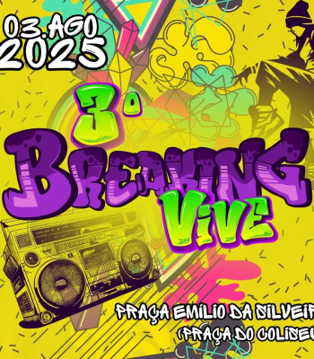 Coletivo Pérola Negra confirma data da 3ª edição do "Breaking Vive"