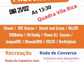 Extrema promove ‘Rap Contra o Preconceito’ com maratona cultural e palestras antirracista