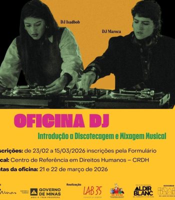 Alfenas abre inscrições para oficina gratuita de DJ voltada para mulheres e público LGBTQIAPN+
