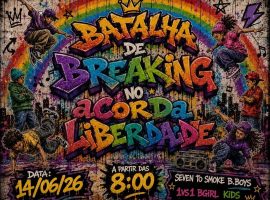 Neste domingo (14) acontece a 1ª Batalha de Breaking no aCorda Liberdade, em Guaxupé