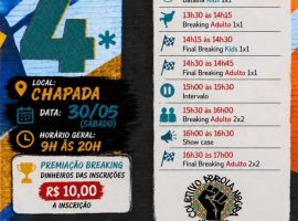 4ª Edição do ‘Breaking Vive’ acontece neste sábado em Alfenas