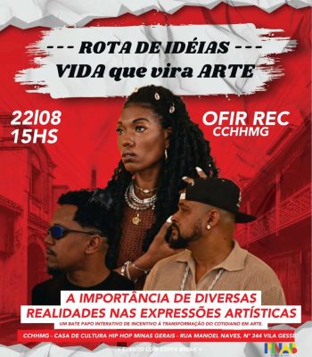 Casa de Cultura Hip Hop de Três Corações sedia evento gratuito sobre como o cotidiano se transforma em arte