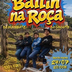 Com discotecagem 100% vinil, Bailin na Roça segue para mais uma edição nesta sexta-feira