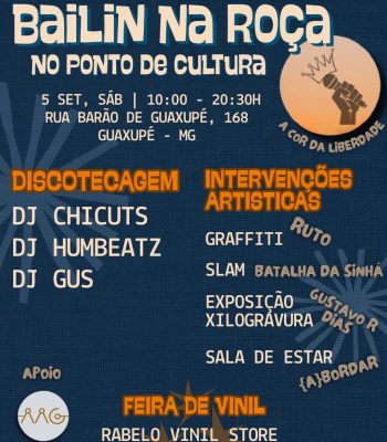 Bailin na Roça aterrissa em Guaxupé com maratona de discotecagem e intervenções artísticas