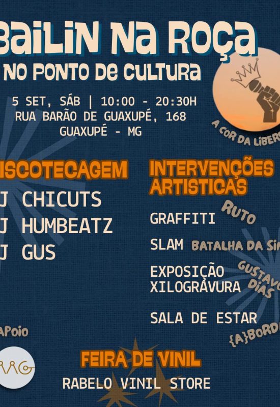Bailin na Roça aterrissa em Guaxupé com maratona de discotecagem e intervenções artísticas