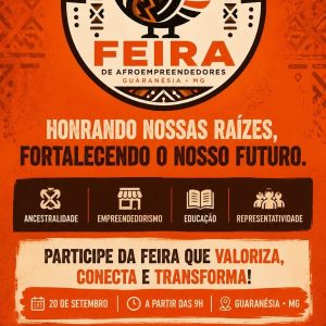 Chamada para Afroempreendedores: Feira em Guaranésia Abre Inscrições para Expositores no Festival da Sinhá