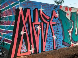 MESF: A jovem grafiteira que está levando a arte urbana feminina de Guaxupé para a região